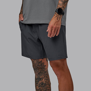 Pantalones Cortos Deportivos para Hombre, 100% Algodón, con Logotipo Personalizado, Lisos, Cómodos, con Cordón Ajustable, Tejido Grueso, Estilo Vintage - Product Image 4