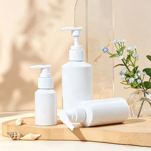 Envase de Plástico PET Blanco con Bomba Dosificadora para Champú y Gel de Ducha - Botella Dispensadora con Hombro Inclinado (50-500ml) - Product Image 3