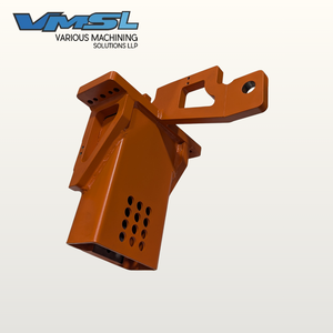 ชิ้นส่วนประกอบแขนแกว่งสแตนเลสแบบเชื่อมขึ้นรูปด้วยเครื่อง CNC และเครื่องตัดลวด EDM สำหรับเครื่องจักรอุตสาหกรรม  เคลือบสีฝุ่น  รับผลิตแบบ OEM และ ODM - Product Image 4