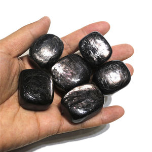 Hyperstène naturel poli en gros, pierre semi-précieuse roulée de Aamna Gems - Product Image 2