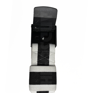 HANDSCHUHE INDUSTRIES Adjustable Blood Flow Restriction <b>Band</b> Black White Striped Polyester <b>Exercise</b> Strap Durable Arm Leg - Product Image 5