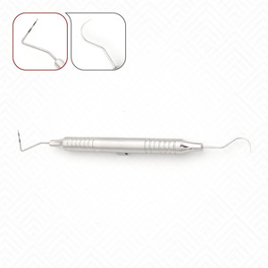Sonde parodontale double extrémité 23/CP12 en acier inoxydable 3-6-9-12mm, instrument de diagnostic codé par couleur Naaday Ali S - Product Image 3