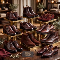 Meilleures chaussures en cuir véritable, chaussures décontractées en cuir, chaussures à lacets, bout pointu, couleur unie, semelle extérieure en caoutchouc respirante, provenant du Bangladesh.