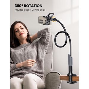 Supporto Flessibile per Telefono con Braccio Lungo, Morsetto da Scrivania/Comodino per Letto o Scrivania, Idea Regalo - Product Image 3