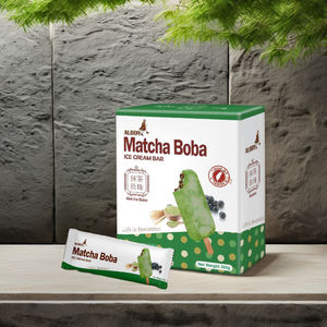 Usine En Gros Ingrédients Premium Crème Glacée Molle Couches Goût Matcha Thé Vert Crème Glacée Emballé Dans Une Boîte - Product Image 2