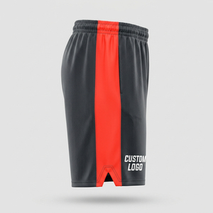 Shorts en maille respirante pour hommes, tricotés, sportifs, avec cordon de serrage, taille mi-haute, logo personnalisé, prix abordable, vente en gros, OEM personnalisé 2026 - Product Image 3