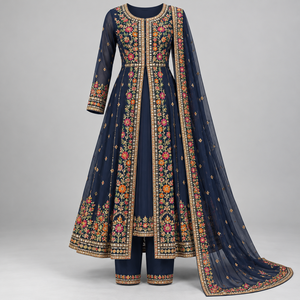 High Quality <b>Women</b> Mehndi <b>Dress</b> With Traditional Styling Decorative Embellishments And Comfortable Fit <b>For</b> Special Events Casual - Product Image 1