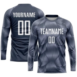 เสื้อบาสเก็ตบอลแขนยาวแบบกำหนดเอง ไซส์ใหญ่ แห้งเร็ว ระบายอากาศได้ดี ผลิตจากโพลีเอสเตอร์ พร้อมพิมพ์ลายด้านหน้าตามสั่ง ขายส่ง - Product Image 4