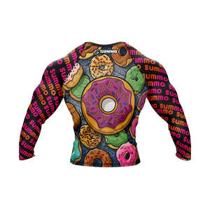 Maillots de surf imprimés en gros, unisexe, avec logo personnalisé, protection anti-UV, manches courtes, vêtements de sport pour la gym - Product Image 2