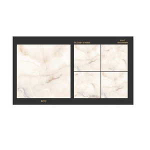 Azulejos de Pared/Piso de Porcelana de Diseño Moderno WALLMARK, Dyna Brown, 60x60 80x80mm, Totalmente Pulidos, Esmaltados, 9mm de Grosor, Alto Brillo, Más de 5 Años - Product Image 2