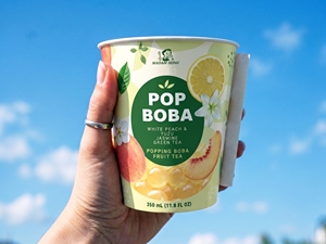 ชานมไข่มุกอู่หลงมะม่วงเสาวรสพร้อมดื่มแบบแก้ว - Product Image 3