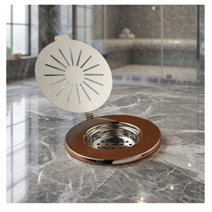 Brûleur d'encens de luxe en acier inoxydable à couvercle rabattable, plaqué or, pour aromathérapie, avec couvercle à fentes, 100% naturel et biologique - Product Image 5