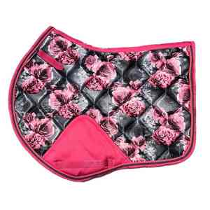 Technologie de surface antidérapante de qualité supérieure empêchant la selle de glisser pendant l'action. Tapis de selle d'équitation imprimé. - Product Image 6