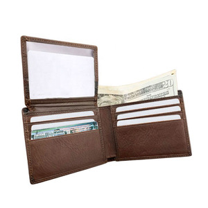 กระเป๋าสตางค์หนังแท้ผู้ชายแบบบาง ป้องกัน RFID รับผลิตตามสั่ง ขายส่งจำนวนมาก ราคาสมเหตุสมผล สำหรับส่งออก - Product Image 2