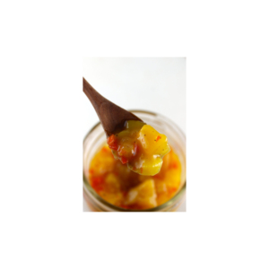 La chutney de mangue est un condiment savoureux à base de mangues mûres, mélangé avec du sucre, du vinaigre et des épices aromatiques comme le gingembre. - Product Image 1