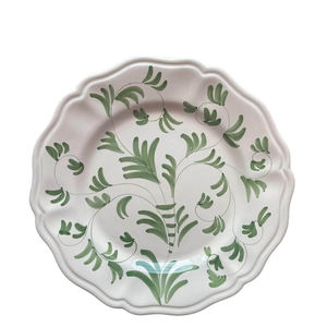 Plato de presentación con diseño floral, plato de esmalte de alta calidad, bandeja redonda para frutas y otros alimentos. - Product Image 1