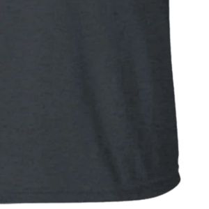 Camiseta Bordada para Mujer, Color Gris Carbón, Manga Corta, Cuello Redondo, Estilo Casual, Diseño Decorativo en el Pecho, Top de Algodón para Dama - Product Image 4