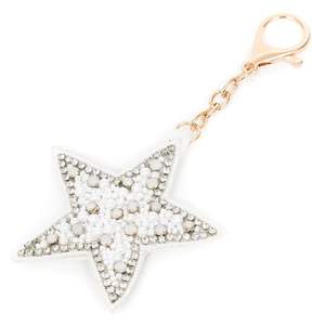 Magnifique breloque de sac brodée de perles de rocaille, accessoire décoratif chic pour sac à main, pendentif élégant pour sac à main - Product Image 3