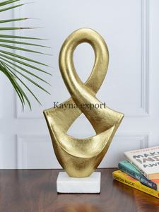 Caballo de aluminio Escultura de metal decoración de oficina y sala de estar Decoración de Arte de metal - Product Image 5