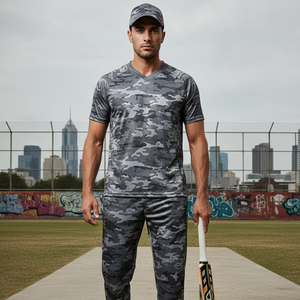 Ensemble maillot et pantalon de cricket haut de gamme, impression par sublimation personnalisée, uniformes d'équipe, vêtements de sport légers pour équipes professionnelles - Product Image 6
