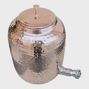 High Quality Copper <b>Water</b> Pot <b>Dispenser</b> Rustproof Leakproof Elegant Handcrafted Design <b>for</b> Home & <b>Office</b> Use - Product Image 1