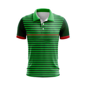 Camiseta de Rugby Polo de Manga Corta para Hombre, de Poliéster de Secado Rápido, Personalizada, Vintage, Sublimada, con Rayas de Irlanda, Liga NRL - Product Image 5