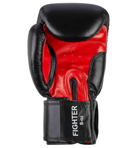 Guantes de Boxeo Negros y Rojos al por Mayor para Hombre, Guantes de Entrenamiento Personalizados con Correa de Muñeca de Gancho y Bucle para Artes Marciales - Product Image 3
