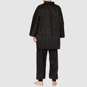 Uniforme de Kung Fu para Adultos, Cintura Ajustable, Movimiento Completo, Ligero, Delantero de Poliéster/Algodón, Ropa de Artes Marciales - Product Image 2