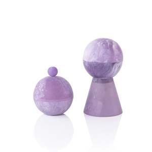Purple <b>Ceramic</b> Incense Burner Set with Lid and Stand Aromatherapy <b>Diffuser</b> for Home Fragrance All-Season Use - Product Image 3