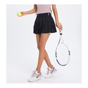 Jupe de tennis pour femme avec short intégré, grande taille personnalisée, pour la plage et le sport, jupe superposée, tenue de tennis, jupes de tennis pour femme - Product Image 2