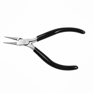 MANAN INSTRUMENTS Pince à bec rond en acier inoxydable légère pour travaux fins, outil de pose de bijoux et de fabrication de boucles d'oreilles DIY - Product Image 6