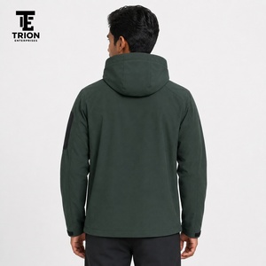 Veste softshell d'hiver sur mesure pour homme en tissu toile imperméable et à séchage rapide, service OEM disponible avec personnalisation OEM - Product Image 3