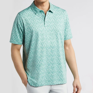 Camiseta deportiva de secado rápido para hombre, transpirable, antiarrugas, con sublimación personalizada, para bádminton, tenis y golf. - Product Image 1