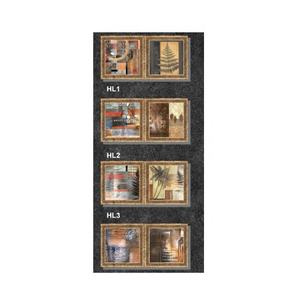 กระเบื้องเซรามิกลายดอกไม้สีน้ำตาลสำหรับตกแต่งภายในห้องครัว - Product Image 3