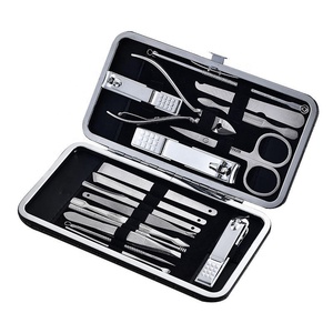 Wholesale Beauty Salon Luxurious Infant Nail Clippers Kit Best Selling 10-Piece German Stainless Steel Manicure <b>Pedicure</b> <b>Set</b> Box - Product Image 2