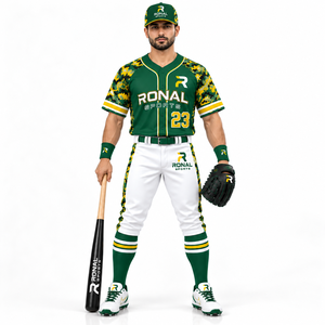 Maillot de baseball personnalisé avec short, prix direct usine du premier fabricant, vêtements de sport, services OEM, uniforme de baseball - Product Image 3
