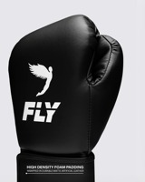 Gants de boxe RTS Black Fly, cuir de vachette véritable de haute qualité, logo personnalisé, imperméables, séchage rapide, protection UV, ajustables
