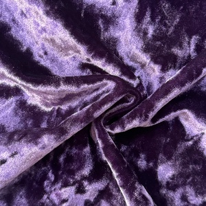 Sang trọng dệt kim sợi dọc 3m phản quang vải nhung Velour vải may mặc in gossipy vải - Product Image 2