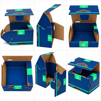 Boîtes en carton ondulé à prix abordable, recyclables et réutilisables, avec logo personnalisé, finition mate, vente en gros, pour cadeaux en papier