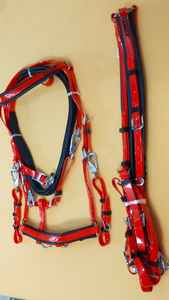 Bridon d'endurance personnalisé en PVC style 2026 avec plastron et boucles en acier inoxydable, produits équestres imperméables - Product Image 3