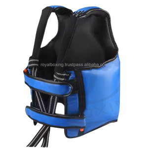 Logotipo personalizado Kick Boxing Pecho Guardia Transpirable Vientre Protección del cuerpo para MMA Artes marciales Kickboxer Equipo de entrenamiento personalizado - Product Image 2