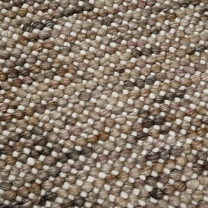 Tapis tissé à la main texturé taupe, marron, beige, aspect naturel moderne, pour salon, chambre, décoration intérieure, revêtement de sol doux - Product Image 2