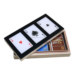 THE FASHION CRAFT Luxury Resin Handmade Portable Decorative Gift Storage Box for Joker <b>Playing</b> <b>Cards</b> Custom Gift Accessories - Product Image 1