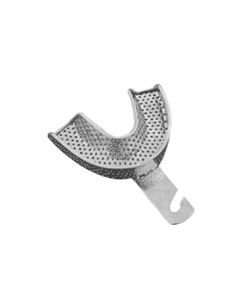 Plateaux d'empreinte dentaire en acier inoxydable, instruments dentaires manuels réutilisables |    Acier inoxydable de qualité supérieure - Product Image 1