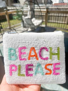 Monedero divertido con cremallera, hecho a mano, bordado con cuentas, duradero, ecológico, de gran capacidad, con cuentas de semillas personalizadas, suave - Product Image 3