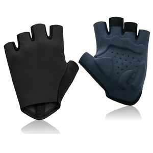 Gants de cyclisme d'été rembourrés mi-doigts unisexes pour la route, décontractés, de haute qualité, respirants, antidérapants pour le vélo - Product Image 1