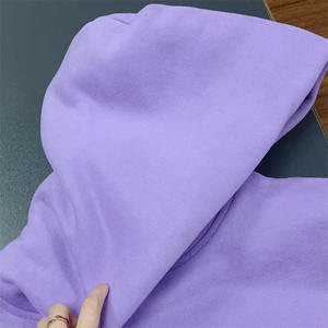 Hoodie court en molleton bouclette 500 g/m² pour homme, coupe ample, épaules tombantes, uni, lourd, vierge, fabricant de hoodies lourds - Product Image 3