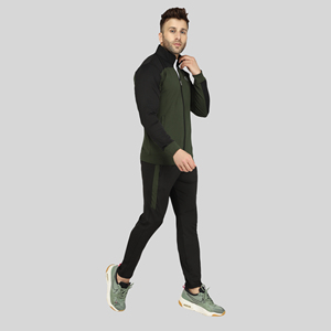 Chándal Deportivo Ligero para Hombre, Marca FASHION SUTRA Taiwan, con Capucha, de Nylon/Algodón, Elástico en 4 Direcciones, Cómodo, Resistente al Viento, de Velour - Product Image 4