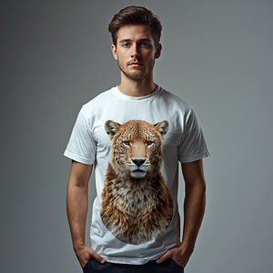 100% Cotton Knitted Breathable Casual Short Sleeve T-Shirt for <b>Men</b> Women Wholesale - Product Image 4