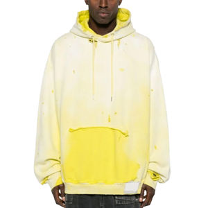 Sweat-shirts personnalisés de qualité supérieure pour hommes, vente en gros, dernier design, effet délavé à l'acide, sweats à capuche délavés à l'acide pour garçons - Product Image 1